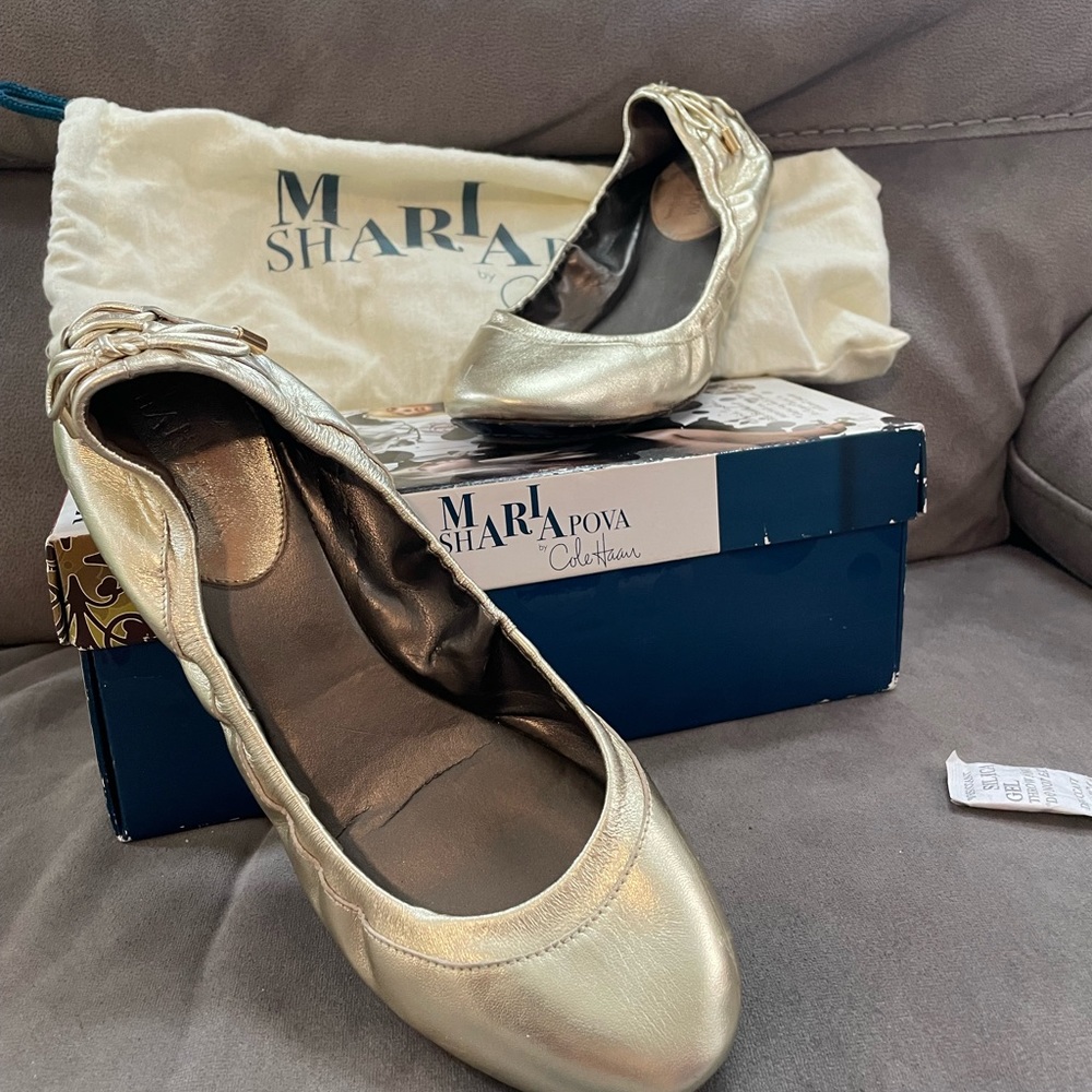 Cole Haan Maria Sharapova Air Bacara Ballet Flat sz 7.5